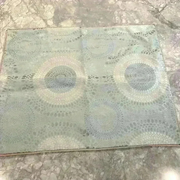 Set Of 2 Madison Park Baxter pillow shams 30” X 24” Decorative Geometric Sage - Picture 2 of 6